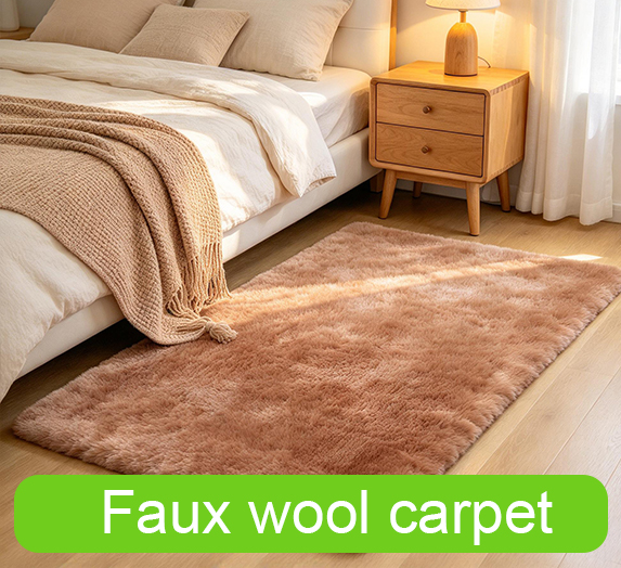 Fuax wool carpet